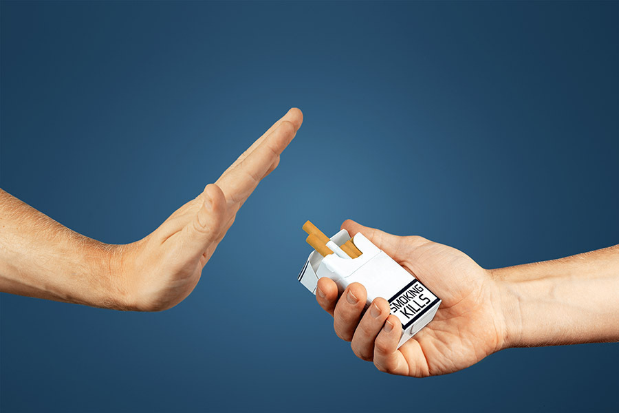 Photo de séance de sensibilisation en entreprise dans le cadre du Mois sans tabac